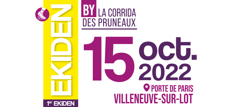 Logo corrida des pruneaux 2022