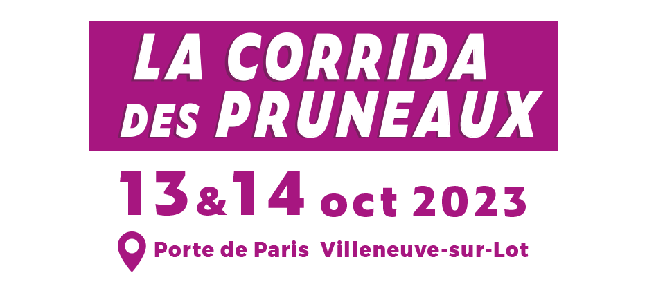 Logo corrida des pruneaux 2023